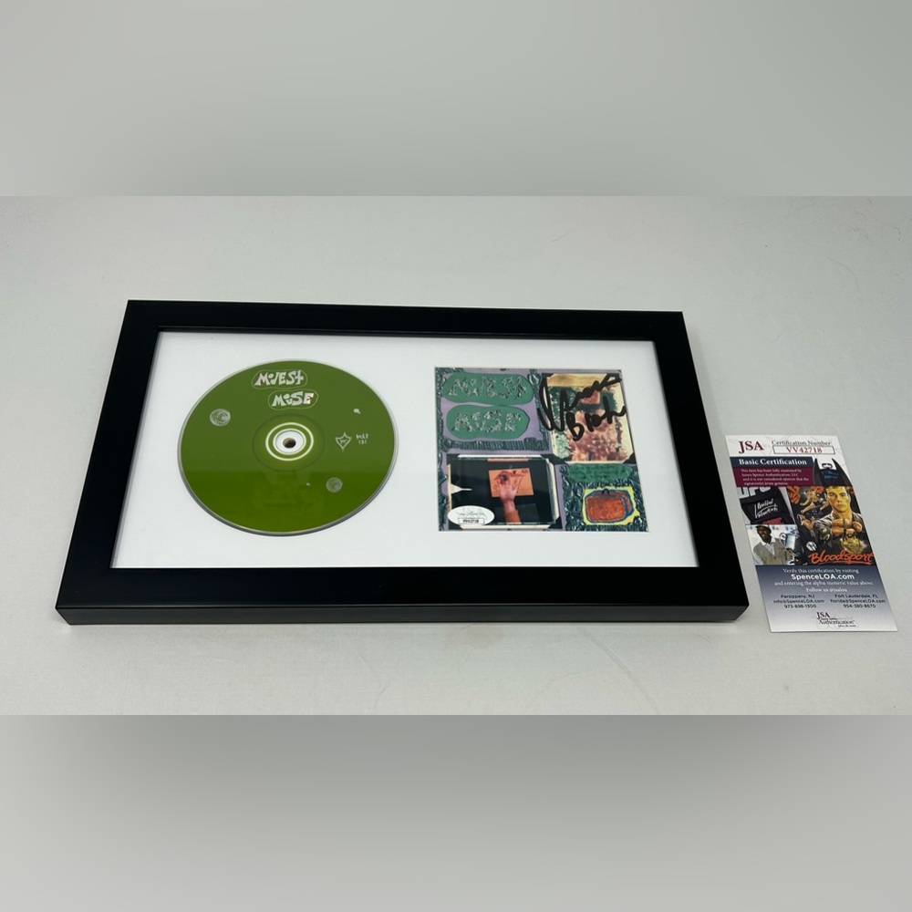 Isaac Brock signed Modest Mouse Sad Sappy Sucker CD Booklet Framed JSA COA